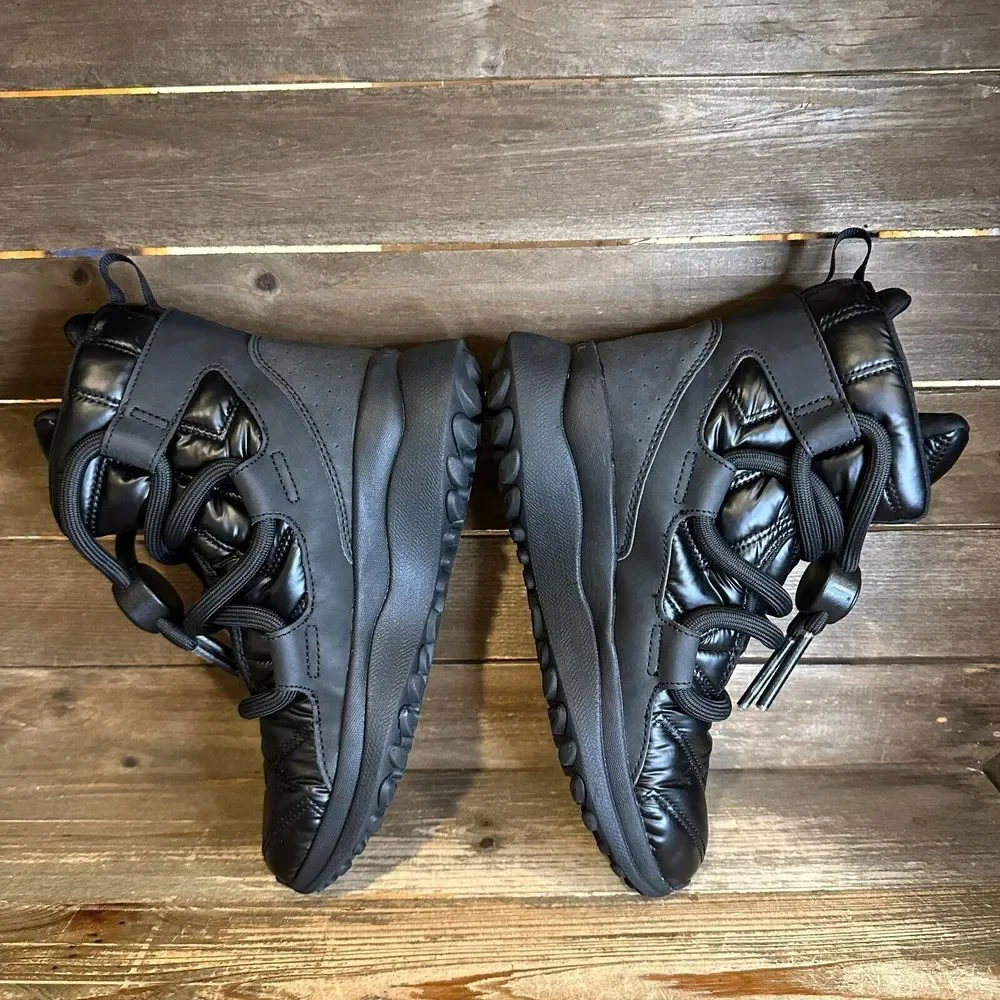 New NWOB Womens Merrell Cloud Puff Black Waterproof Winter Snow Boots Size 6 M‎